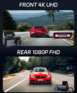 Dash Camera-pelsee-P3 4K Dash Cam Front and Rear- 64GB SD Card 2