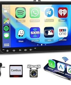 Dash Camera-Rimoody-2+64G Android Car Radio Car Stereo for VW Passat Jetta Tiguan Golf MK5 MK6 T5 EOS Polo- 9 Inch Touchscreen Head Unit with Mirror Link WiFi GPS Bluetooth FM/RDS EQ Backup Camera SWC USB/DBA+/OBD2