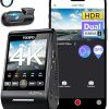 Dash Camera-GKU-GKU Dash Cam Front and Rear Camera-4K+1080P 5