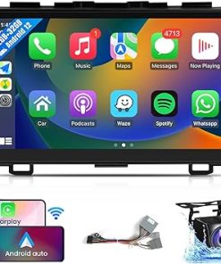 Dash Camera-Leadfan-Leadfan Android Car Stereo for Honda CRV 2007 2008 2009 2010 2011 with Wireless Carplay Android Auto 9” IPS Touch Screen Car Radio for CRV with Bluetooth GPS Navigation Backup Camera SWC (2+32G)