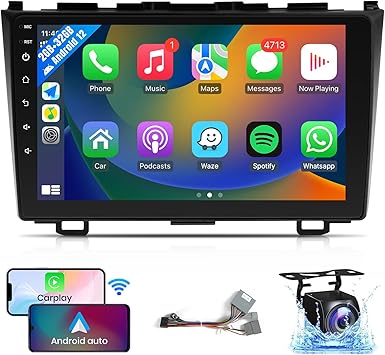 Dash Camera-Leadfan-Leadfan Android Car Stereo for Honda CRV 2007 2008 2009 2010 2011 with Wireless Carplay Android Auto 9” IPS Touch Screen Car Radio for CRV with Bluetooth GPS Navigation Backup Camera SWC (2+32G) Dash Camera-Leadfan-Leadfan Android Car Stereo for Honda CRV 2007 2008 2009 2010 2011 with Wireless Carplay Android Auto 9'' IPS Touch Screen Car Radio for CRV with Bluetooth GPS Navigation Backup Camera SWC (2+32G)