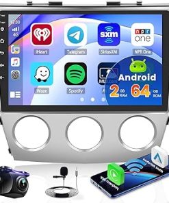 Dash Camera-Hikity-2+64GB Android 13 Car Stereo for Toyota Camry 2006-2011 Wireless Carplay Android Auto- 10.1 Inch HD Touch Screen Car Radio with Backup Camera/GPS Navi/WiFi/Bluetooth/SWC/FM RDS/EQ