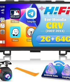 Dash Camera-Inefala-2+64G Inefala for Honda CRV 2007-2011 Android Car Radio Stereo with Wireless Carplay Android Auto- 9 Inch HD Touchscreen with HiFi GPS WiFi BT FM/RDS SWC USB Backup Camera MIC Dash Camera-Inefala-2+64G Inefala for Honda CRV 2007-2011 Android Car Radio Stereo with Wireless Carplay Android Auto- 9 Inch HD Touchscreen with HiFi GPS WiFi BT FM/RDS SWC USB Backup Camera MIC