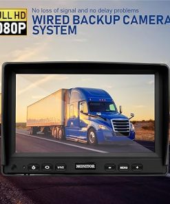Dash Camera-YEDDY-Backup Camera for Truck RV-Back up Camera with Screen Kit HD 1080P 7inch Reverse Monitor 2