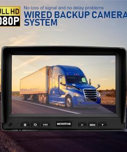Dash Camera-YEDDY-Backup Camera for Truck RV-Back up Camera with Screen Kit HD 1080P 7inch Reverse Monitor 2