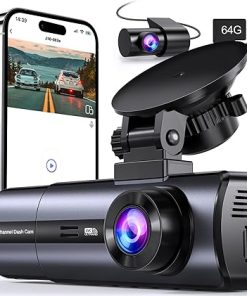 Dash Camera-Tuisau-3 Channel 4K WiFi Dash Cam- 4K/2.5K+1080P+1080P Front Inside and Rear