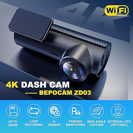 Dash Camera-PHOVOLT-PHOVOLT WiFi Single Recording Driving Recorder 128G Storage- no Installation Required 3 Dash Camera-PHOVOLT-PHOVOLT WiFi Single Recording Driving Recorder 128G Storage- no Installation Required - Image 3