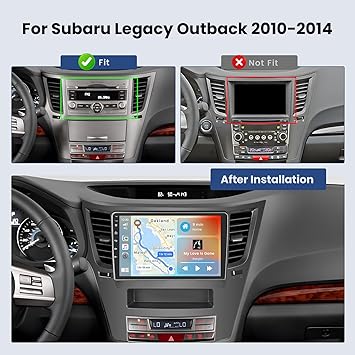 Dash Camera-Hikity-Hikity Android Car Stereo for Subaru Legacy Outback 2010-2014 Radio 2+64GB 9 Inch Touchscreen Car Radio Wireless Carplay Android Auto Support GPS Navigation WiFi Bluetooth FM EQ Backup Camera 2 Dash Camera-Hikity-Hikity Android Car Stereo for Subaru Legacy Outback 2010-2014 Radio 2+64GB 9 Inch Touchscreen Car Radio Wireless Carplay Android Auto Support GPS Navigation WiFi Bluetooth FM EQ Backup Camera - Image 2