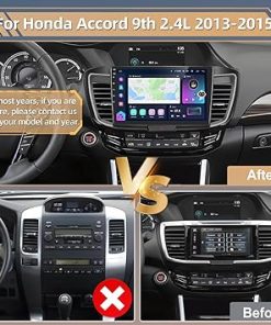 Dash Camera-podofo-Podofo [8+128G 8 Core] Car Stereo Radio for Honda Accord 9th 2.4L 2013-2015 with Wireless CarPlay Android Auto 10.1″ Touch Screen Bluetooth 5.0 Audio with GPS Mirror Link WiFi FM AM RDS Backup Camera 2