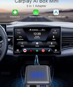 Dash Camera-TIMEKNOW-Wireless Carplay & Android Auto Adapter- Carplay AI Box 2.0 with YouTube/Netflix/Tiktok 2