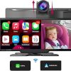 Dash Camera-ZHNN-Carplay AI Box 2.0- Android Auto AI Box Carplay Smart AI Box Lite Support Mirrorlink/TF Card Only for OEM Wired CarPlay Car 4