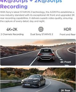 Dash Camera-VIOFO-VIOFO A229 Pro 4K HDR Dash Cam- Dual STARVIS 2 IMX678 IMX675 2