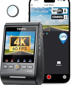 Dash Camera-VIOFO-VIOFO A329 4K 60FPS Dash Cam Front- Wi-Fi 6 App Control