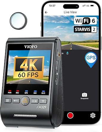Dash Camera-VIOFO-VIOFO A329 4K 60FPS Dash Cam Front- Wi-Fi 6 App Control Dash Camera-VIOFO-VIOFO A329 4K 60FPS Dash Cam Front- Wi-Fi 6 App Control