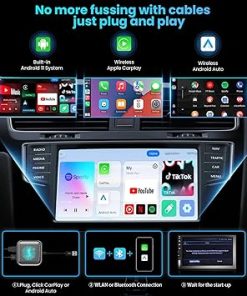 Dash Camera-TIMEKNOW-Wireless Carplay & Android Auto Adapter- Magic Ai Box 2.0 with Netflix YouTube Tiktok 2