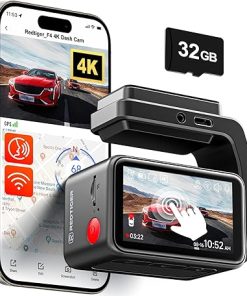 Dash Camera-REDTIGER-REDTIGER F4 4K Dash Cam Front- 2.2 inch Mini Car Camera