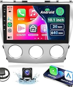 Dash Camera-Rimoody-10.1 Inch Radio Carplay for Toyota Camry 2006-2011- Rimoody 2G 64G Android 13 Car Stereo Touch Screen Android Auto HiFi Car Radio with Bluetooth Mirror Link GPS FM WiFi + Backup Camera