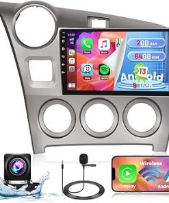 Dash Camera-Hikity-Hikity Android Car Stereo for Toyota Matrix 2009-2014 Radio 2+64GB 9 Inch Touchscreen Car Radio Wireless Carplay Android Auto Support GPS Navigation WiFi Bluetooth FM EQ Backup Camera Dash Camera-Hikity-Hikity Android Car Stereo for Toyota Matrix 2009-2014 Radio 2+64GB 9 Inch Touchscreen Car Radio Wireless Carplay Android Auto Support GPS Navigation WiFi Bluetooth FM EQ Backup Camera