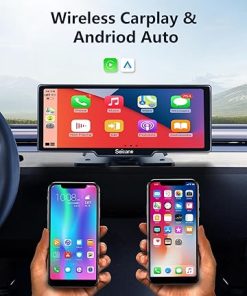 Dash Camera-SEICANE-Carplay Screen for Car- 9.3″ Touchscreen with 4K Dash Cam & 1080P Backup Camera 2