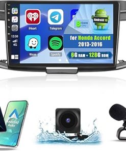 Dash Camera-Hikity-8Core 6+128G Car Stereo for Honda Accord 2013-2016 with Wireless Apple Carplay Android Auto- 10.1 Inch Android 13 1280 * 720 Touch Screen Car Radio with DSP BT 5.0 GPS WiFi SWC+ Backup Camera Dash Camera-Hikity-8Core 6+128G Car Stereo for Honda Accord 2013-2016 with Wireless Apple Carplay Android Auto- 10.1 Inch Android 13 1280 * 720 Touch Screen Car Radio with DSP BT 5.0 GPS WiFi SWC+ Backup Camera