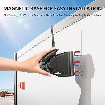 Dash Camera-DVKNM-Magnetic Solar Wireless Backup Camera- 1Min Installation 1080P DVR 5″ IPS Monitor 10500mAh Rechargeable Sleep Mode Night Vision Waterproof Rear View Camera System for Truck RV Trailer Car AP5S DVKNM 2 Dash Camera-DVKNM-Magnetic Solar Wireless Backup Camera- 1Min Installation 1080P DVR 5" IPS Monitor 10500mAh Rechargeable Sleep Mode Night Vision Waterproof Rear View Camera System for Truck RV Trailer Car AP5S DVKNM - Image 2
