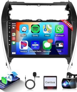Dash Camera-Rimoody-2+64G Android Car Radio Stereo for Toyota Camry 2012 2013 2014 Wireless Carplay Android Auto- 10.1” Touchscreen Head Unit with Bluetooth GPS Navigation WiFi Mirror Link FM/RDS EQ Backup Camera SWC Dash Camera-Rimoody-2+64G Android Car Radio Stereo for Toyota Camry 2012 2013 2014 Wireless Carplay Android Auto- 10.1” Touchscreen Head Unit with Bluetooth GPS Navigation WiFi Mirror Link FM/RDS EQ Backup Camera SWC