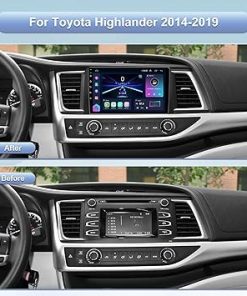 Dash Camera-TopWeb-5GWiFi Upgrade Car Stereo Radio for Toyota Highlander 2014-2019 – Wireless Carplay and Android Auto GPS Navigation – 4GB+32GB 10inch Touchscreen Bluetooth RDS FM SWC 2
