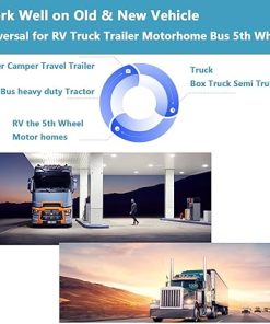 Dash Camera-RVeligacy-11-Inch 6 Split Touchable 128GB Large Audio Screen 1080P Backup Camera Monitor & Built-in DVR Video Recorder for RV Truck Trailer Rear Side Front Reversing View Wired System Image Waterproof DCM06 2