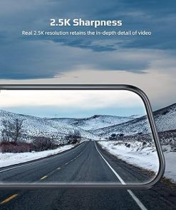 Dash Camera-AMGUR-2.5K Mirror Dash Cam Waterproof Backup Camera Car Dash Camera with 10″ Touch Screen- Vantop Mirror Dash Cam Front and Rear 2