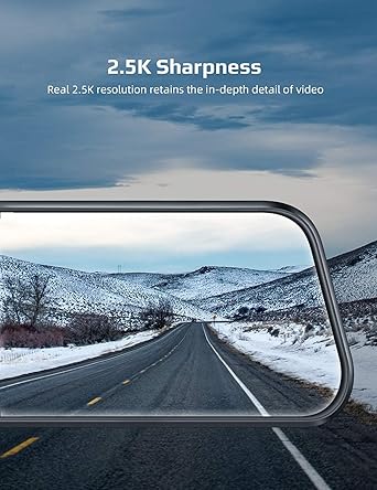 Dash Camera-AMGUR-2.5K Mirror Dash Cam Waterproof Backup Camera Car Dash Camera with 10″ Touch Screen- Vantop Mirror Dash Cam Front and Rear 2 Dash Camera-AMGUR-2.5K Mirror Dash Cam Waterproof Backup Camera Car Dash Camera with 10" Touch Screen- Vantop Mirror Dash Cam Front and Rear - Image 2