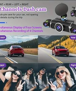 Dash Camera-YOVDA-Dash Cam- 4 Channel Dash Cam FHD 1080Px4 2