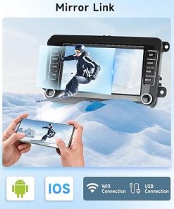 Dash Camera-Rimoody-Android Car Stereo for VW Golf 5 6 Passat Jetta Caddy EOS T5 Tiguan Touran CC Polo Car Radio- Rimoody 7” Touchscreen Head Unit Mirror Link Bluetooth WiFi GPS Navigation FM/RDS USB Rear Camera SWC 2