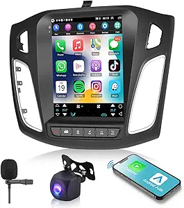 Dash Camera-podofo-Android 13 Car Stereo Radio for Ford Focus 2012-2018 with Wireless CarPlay/Android Auto- 9.7 inch Touch Screen Head Unit 3 Dash Camera-podofo-Android 13 Car Stereo Radio for Ford Focus 2012-2018 with Wireless CarPlay/Android Auto- 9.7 inch Touch Screen Head Unit - Image 3