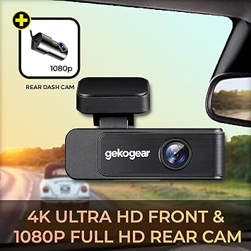 Dash Camera-myGEKOgear-GekoGear Orbit 410 Dual Channel 4K Front and 1080P Rear Dash Cam 3 Dash Camera-myGEKOgear-GekoGear Orbit 410 Dual Channel 4K Front and 1080P Rear Dash Cam - Image 3