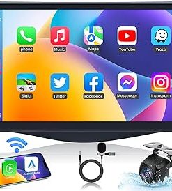 Dash Camera-Fortdows-𝟖 𝐂𝐨𝐫𝐞 𝟒𝐆+𝟑𝟐𝐆 5G WiFi Upgrade Car Radio for Toyota RAV4 2007-2012: 9 inch 1280 * 800 HD Touchscreen Stereo with Wireless Carplay Android Auto Backup Camera Bluetooth DSP GPS SWC FM