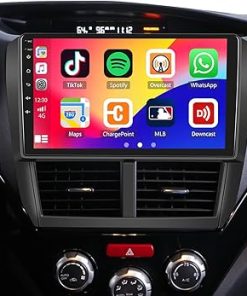 Dash Camera-UNITOPSCI-UNITOPSCI 2G+64G Android 13 Car Stereo for Subaru Forester Impreza WRX 2008-2012 Wireless CarPlay Android Auto Bluetooth 9″ Inch HD Touchscreen Mirror Link FM/RDS WiFi GPS USB SWC+Backup Camera Mic