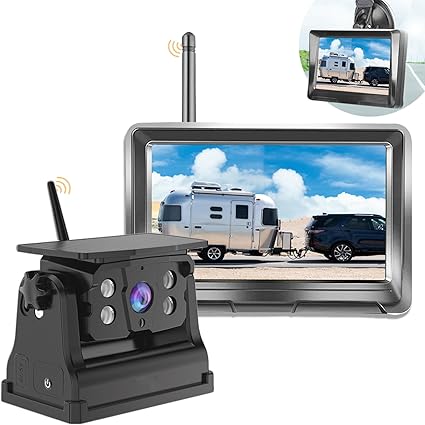 Dash Camera-LASTBUS-Magnetic Wireless Backup Camera + 5 Inch Monitor System- LASTBUS Solar 2 Split HD Display + Rechargeable Battery IP69 Waterproof Night Vision Rear View Camera for RV Car Trailer Truck Camper Dash Camera-LASTBUS-Magnetic Wireless Backup Camera + 5 Inch Monitor System- LASTBUS Solar 2 Split HD Display + Rechargeable Battery IP69 Waterproof Night Vision Rear View Camera for RV Car Trailer Truck Camper