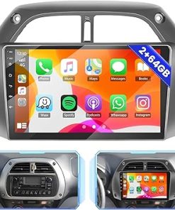 Dash Camera-Hikity-Hikity for Toyota RAV4 2001-2006 Android 13 Car Stereo with Wireless Apple Carplay Android Auto- 2+64GB 9 Inch Touchscreen for Toyota RAV4 Car Radio Support GPS Navigation WiFi BT HiFi FM EQ Dash Camera-Hikity-Hikity for Toyota RAV4 2001-2006 Android 13 Car Stereo with Wireless Apple Carplay Android Auto- 2+64GB 9 Inch Touchscreen for Toyota RAV4 Car Radio Support GPS Navigation WiFi BT HiFi FM EQ