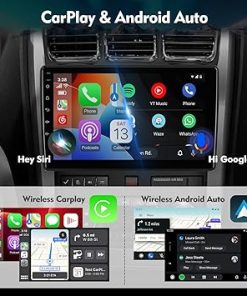 Dash Camera-ISUDAR-10.1 Inch IPS Touchscreen Android 12 Car Stereo for Chevrolet/GMC/Buick with Wireless CarPlay & Android Auto 2+32GB Car Radio- Support GPS 2