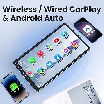Dash Camera-Jufodrca-Car Radio Stereo for Toyota Tacoma 2016-2020: 2+64G Android 12 Touch Screen Head Unit with Wireless Carplay and Android Auto- 5G WiFi/GPS/Bluetooth/FM/Backup Camera 2 Dash Camera-Jufodrca-Car Radio Stereo for Toyota Tacoma 2016-2020: 2+64G Android 12 Touch Screen Head Unit with Wireless Carplay and Android Auto- 5G WiFi/GPS/Bluetooth/FM/Backup Camera - Image 2