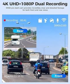 Dash Camera-AZDOME-AZDOME M550 Pro 4K Dash Cam Front and Rear- Free 64GB Card 2