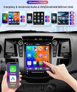 Dash Camera-Rimoody-2G+64G Android 13 Car Radio for Toyota Fortuner Hilux 2005-2014- Rimoody Car Stereo CarPlay Android Auto 9.7 inch Touchscreen GPS WiFi Mirror Link Bluetooth FM/RDS EQ USB + Backup Camera 2