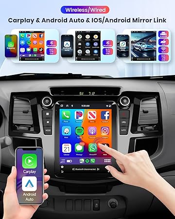 Dash Camera-Rimoody-2G+64G Android 13 Car Radio for Toyota Fortuner Hilux 2005-2014- Rimoody Car Stereo CarPlay Android Auto 9.7 inch Touchscreen GPS WiFi Mirror Link Bluetooth FM/RDS EQ USB + Backup Camera 2 Dash Camera-Rimoody-2G+64G Android 13 Car Radio for Toyota Fortuner Hilux 2005-2014- Rimoody Car Stereo CarPlay Android Auto 9.7 inch Touchscreen GPS WiFi Mirror Link Bluetooth FM/RDS EQ USB + Backup Camera - Image 2