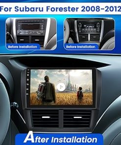 Dash Camera-Hikity-Car Stereo for Subaru Forester Impreza WRX STI 2008 2009 2010 2011 2012- 9 inch 1+32G Android 13 Touchscreen Car Radio with Mirror Link GPS WiFi Bluetooth FM RDS Radio Hands-Free 2