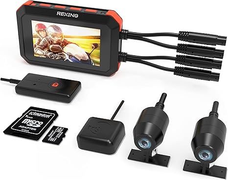 Dash Camera-REXING-REXING MTC1 Motorcycle Dash Cam 3” LCD-Front and Rear Recording 1080p Dash Camera-REXING-REXING MTC1 Motorcycle Dash Cam 3” LCD-Front and Rear Recording 1080p