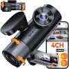 Dash Camera-VANTRUE-Vantrue N5 4 Channel WiFi 360° All Sides Dash Cam- STARVIS 2