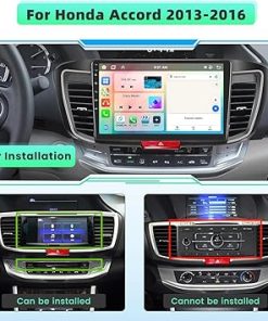 Dash Camera-Hikity-8Core 6+128G Car Stereo for Honda Accord 2013-2016 with Wireless Apple Carplay Android Auto- 10.1 Inch Android 13 1280 * 720 Touch Screen Car Radio with DSP BT 5.0 GPS WiFi SWC+ Backup Camera 2