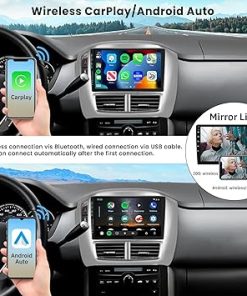 Dash Camera-podofo-2G+64G Android Car Stereo for Honda Pilot 2006-2008 with Wireless Carplay with WiFi GPS Navigation Radio Player Android Auto 9” Touchscreen Audio Backup Camera Multimedia Head Unit for Honda Pilot 2