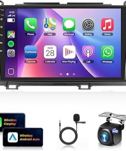 Dash Camera-METEESER-HiFi 2+64G Car Stereo for Toyota Sienna 2011-2014 Android Car Radio Stereo-Wireless Carplay Android Auto 9″ Touch Screen Bluetooth Audio GPS WiFi Backup Camera FM/RDS SWC