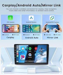 Dash Camera-Rimoody-Android 13 Car Stereo Double Din Wireless Carplay Android Auto- Rimoody 9 Inch Touchscreen Car Radio 2 Din with GPS Navigation Bluetooth FM HiFi WiFi USB + AHD Backup Camera 2